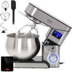 Camry cr4223b robot p�tissier boulangerie cuisine m�nager multifonction bol inox 5l 6 vitesses 2000w