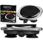 Camry cr6510 cuisini�re �lectrique, table de cuisson, r�gulateur de temp�rature, acier inoxydable, compact, ...