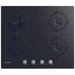 Candy cvg6b plaque de cuisson encastrable 59 cm gaz 4 feux noir
