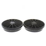 Filtre charbon par 2 acm14 35602057 pour hotte aya, bluesky candy elitair, far, francia, hygena, rosieres, ...