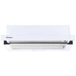 Candy ? hotte d�corative semi - int�gr�e 60cm ? capacit� d'extraction 332, 1 m� / h ? �clairage led ? ...