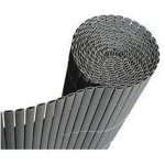 Canisse plastic 'ovale double face 1 , 50 m x 5 m ? anthracite