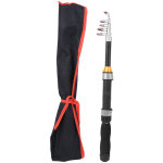 Canne de p�che t�lescopique ultra courte pour mer et rivi�re - lancer long et r�sistance maximale