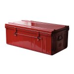 Pierre henry - cantine de rangement premium en acier rouge 95 litres