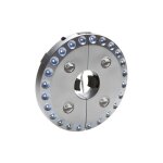Cao - lampe tente / parasol 28 led abs gris 16cm