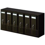 Alubox - boîte aux lettres modèle cube 6 places aluminium 620x175x300 trimec copropriété - séjour Alubox - boîte aux lettres modèle cube 6 places aluminium 620x175x300 trimec copropriété - séjour