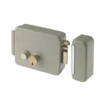 Assa abloy - serrure lectrique yale art. 688 pour portails avec bouton et cylindre fixe interne et externe ...
