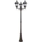 Capri - lampadaire extérieur à 3 ampoules brun rustique ip43, e27 - searchlight Capri - lampadaire extérieur à 3 ampoules brun rustique ip43, e27 - searchlight