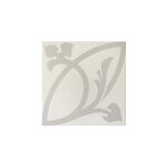 Carrelage sol / mur effet ciment motif rosace 20x20 cm - caprice - liberty white(vendu par boite de 1m2) ...