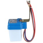 Capteur cr�pusculaire v - tac quip� d'une photocellule de d�tection 360� ip44