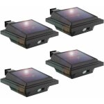 Capteur de mouvement solaire ext�rieur, 25 lumi�res solaires led pour goutti�re, mur d�coratif ip65 �tanche ...