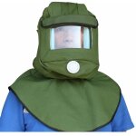 Vurahome - capuchon de capot de sablage pour le sablage, masque de vent de casque, masque anti - poussi�re ...