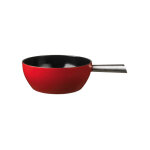 Caquelon en fonte 24cm rouge - stockli - 7324. 0214