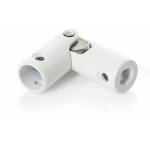 Cardan pour volet roulant - sortie hexagonale 7mm & ronde 12 mm blanc