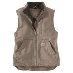 Carhartt - gilet sans manches femme mock neck 104224 - gris clair - l