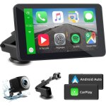 Carplay voiture pour sans fil carplay & android auto, 7 pouces ecran carplay voiture portable, drive ...