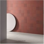 Carrelage gr�s c�rame effet cama�eu croma 15x15cm 15x15 cm bordeaux - mat - bo�te de 0. 48 m2
