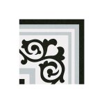 Carrelage grès cérame effet carreau de ciment 1900 calvet 20x20cm 20x20 cm angle gris - satiné - boîte ... Carrelage grès cérame effet carreau de ciment 1900 calvet 20x20cm 20x20 cm angle gris - satiné - boîte ...
