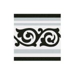 Carrelage grès cérame effet carreau de ciment 1900 calvet 20x20cm 20x20 cm frise gris - satiné - boîte ... Carrelage grès cérame effet carreau de ciment 1900 calvet 20x20cm 20x20 cm frise gris - satiné - boîte ...