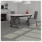 Carrelage grès cérame effet carreau de ciment 1900 terrades grafito 20x20cm 20x20 cm noir et blanc - ... Carrelage grès cérame effet carreau de ciment 1900 terrades grafito 20x20cm 20x20 cm noir et blanc - ...