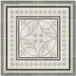 Carrelage gr�s c�rame effet carreau de ciment caprice liberty 20x20cm 20x20 cm cr�me - sable - mat - ...