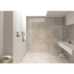 Carrelage gr�s c�rame effet marbre onice 120x120 cm onice saumon - brillant / poli - bo�te de 1. 42 m2 ...