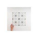 Equipe - carrelage imitation carreaux de ciment art nouveau decor 20x20 karlspatz grey (1m²) - les carreaux ... Equipe - carrelage imitation carreaux de ciment art nouveau decor 20x20 karlspatz grey (1m²) - les carreaux ...