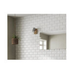 Carrelage mural fa�ence effet carreau metro metro 20x10 cm blanc - brillant / poli - bo�te de 1 m2