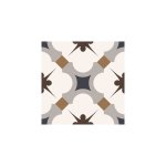 Carrelage style ancien ciment gabardine gris 16. 5x16. 5 cm - 0. 55m