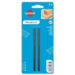 Cartes 2 fers de rabot r�versibles classic larg. 5, 5 long. 82 ep. 1, 1mm