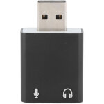 Carte son usb externe 7. 1 avec adaptateur jack 3. 5mm pour casque pc, ordinateur portable et bureau, ...