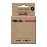 Cartouche d'encre actis kb - 985m (remplacement pour brother lc985m standard 19, 5 ml magenta)