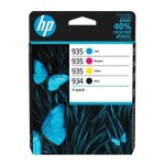 Hp 934 + hp 935 pack 4 cartouches couleurs pour imprimante jet d'encre