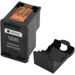 Cartouche d'encre rechargeable pour imprimantes hp deskjet 1000, 1050, 2000, 2050, 2510 - noir