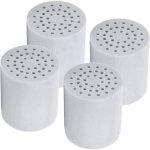 Cartouches filtrantes universelles pour douche � 15 �tages (paquet de 4) �limine le chlore, les micro ...