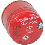 Cartouche de gaz c200 a avec syst�me de s�curit� - 035901 - a - rothenberger