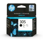 Cartouche hp 305 noire pour imprimante jet d'encre
