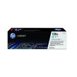 Cartouche de toner hp 128a (ce321a) cyan pour imprimantes hp color laserjet cp1525 / cm1415mfp