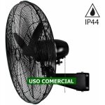 Casafan - ventilateur mural industriel ip44, avec pales, noir