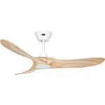 Casafan - ventilateur de plafond eco genuino dc 122 blanc - bois