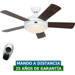 Ventilateur de plafond avec lumière casafan 9510564 titanium 105cm noyer ou cerisier / blanc Ventilateur de plafond avec lumière casafan 9510564 titanium 105cm noyer ou cerisier / blanc