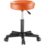 Tabouret sige rglable en hauteur pivotable 360 plusieurs couleurs au choix orange