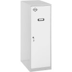 Casier vestiaire metallique petit, 915x300x500 mm, armoire metallique petit, comprend la cl, gris / ...