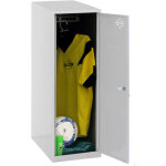 Casier vestiaire metallique petit, 915x400x500 mm, armoire metallique petit, comprend la cl�, gris - ...