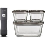 Caso vacu onetouch machine � emballer sous vide � main avec 3 r�cipients sous vide en verre, 10 sachets ...