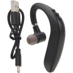 Casque bluetooth mono oreillette sans fil � faible latence pour conduite sport bureau avec c�ble usb ...