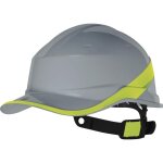 Casque de chantier gris - jaune diamond5 forme casquette baseball - delta plus - diam5grjafl Casque de chantier gris - jaune diamond5 forme casquette baseball - delta plus - diam5grjafl