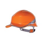 Casque de chantier fluo base - ball diamond 5 orange delta plus