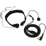 Casque � choc laryng� avec ptt extensible pour baofeng uv - 5r et bf - 888s