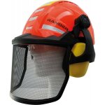 Fp - casque forestier forest ranger orange